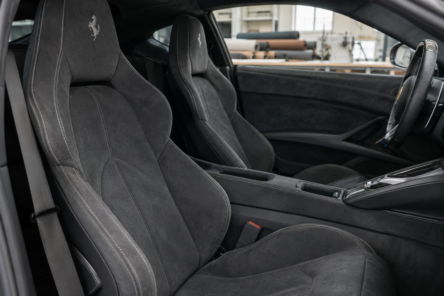 Suede-like interior trim: Fit and finish · Motenza, Hollywood FL