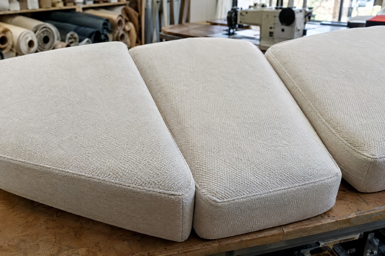 Custom boat cushions: Material texture · Motenza, Hollywood FL