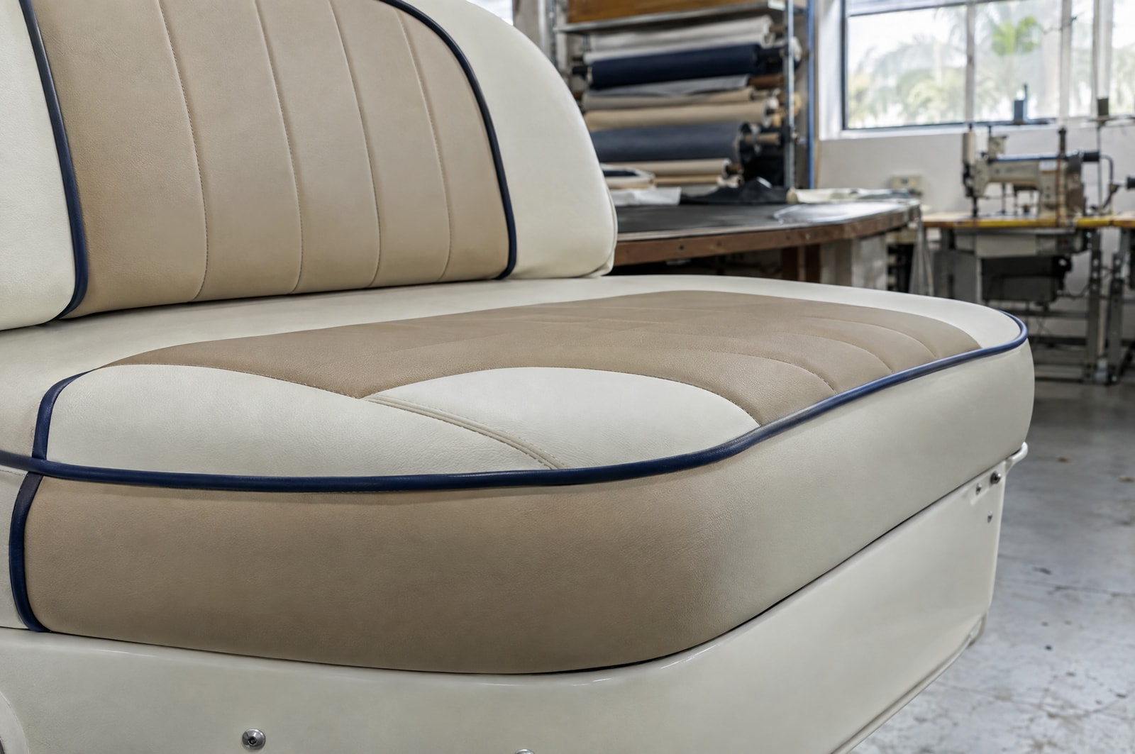 Marine seat upholstery: Fit and finish · Motenza, Hollywood FL