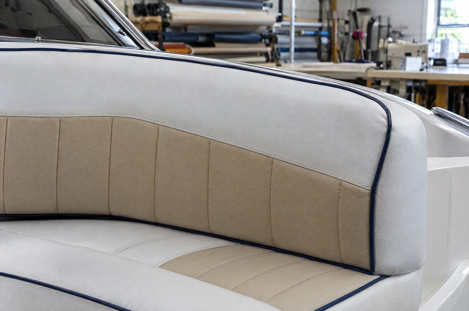 Marine seat upholstery: Material texture · Motenza, Hollywood FL