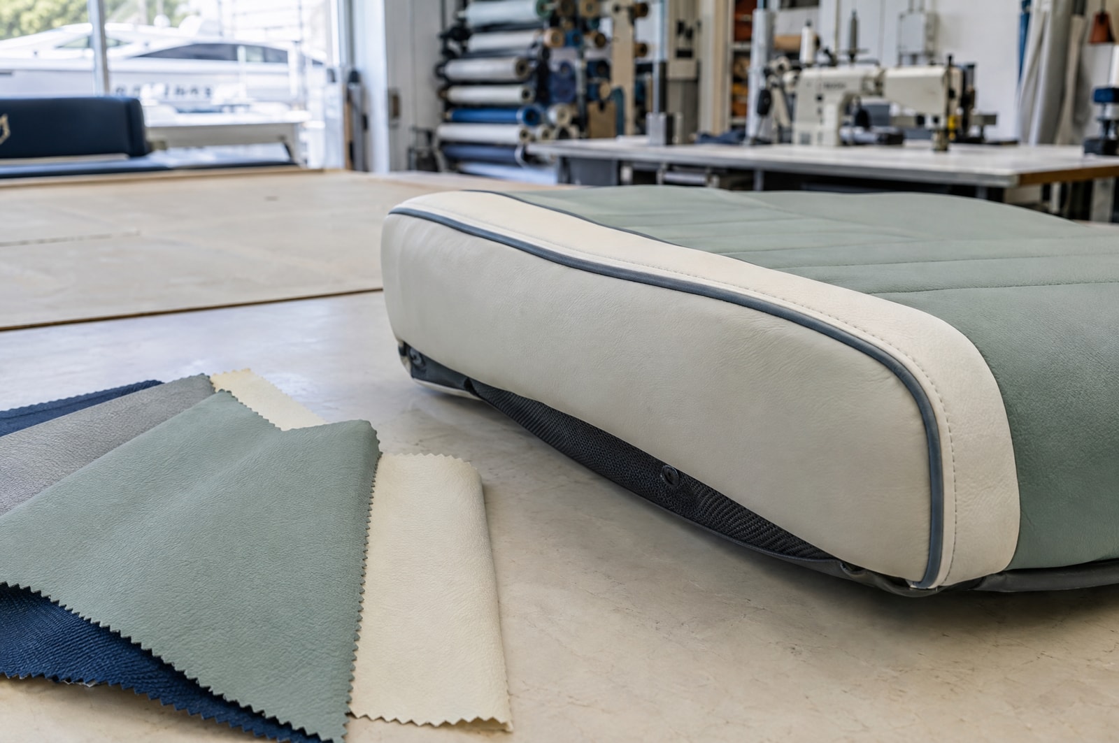 Coastal upholstery palette: Fit and finish · Motenza, Hollywood FL