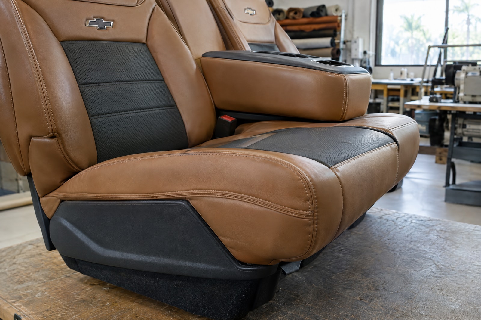Pickup leather seat panels: Fit and finish · Motenza, Hollywood FL