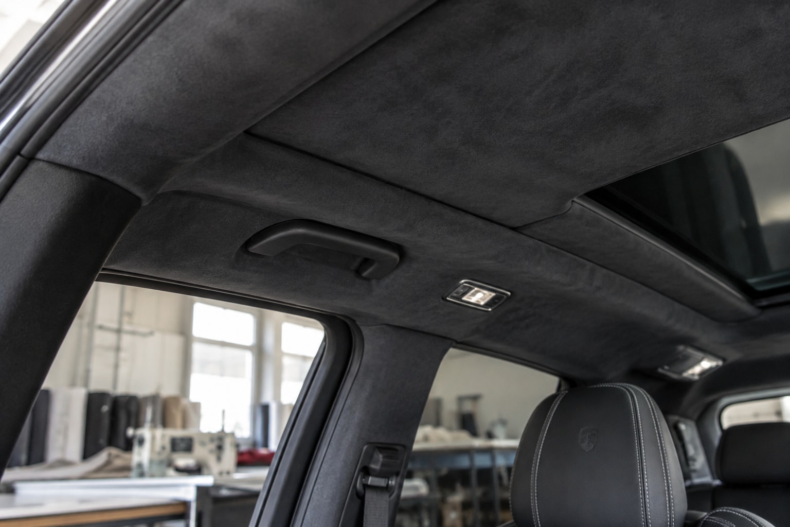 Headliner upholstery: Fit and finish · Motenza, Hollywood FL
