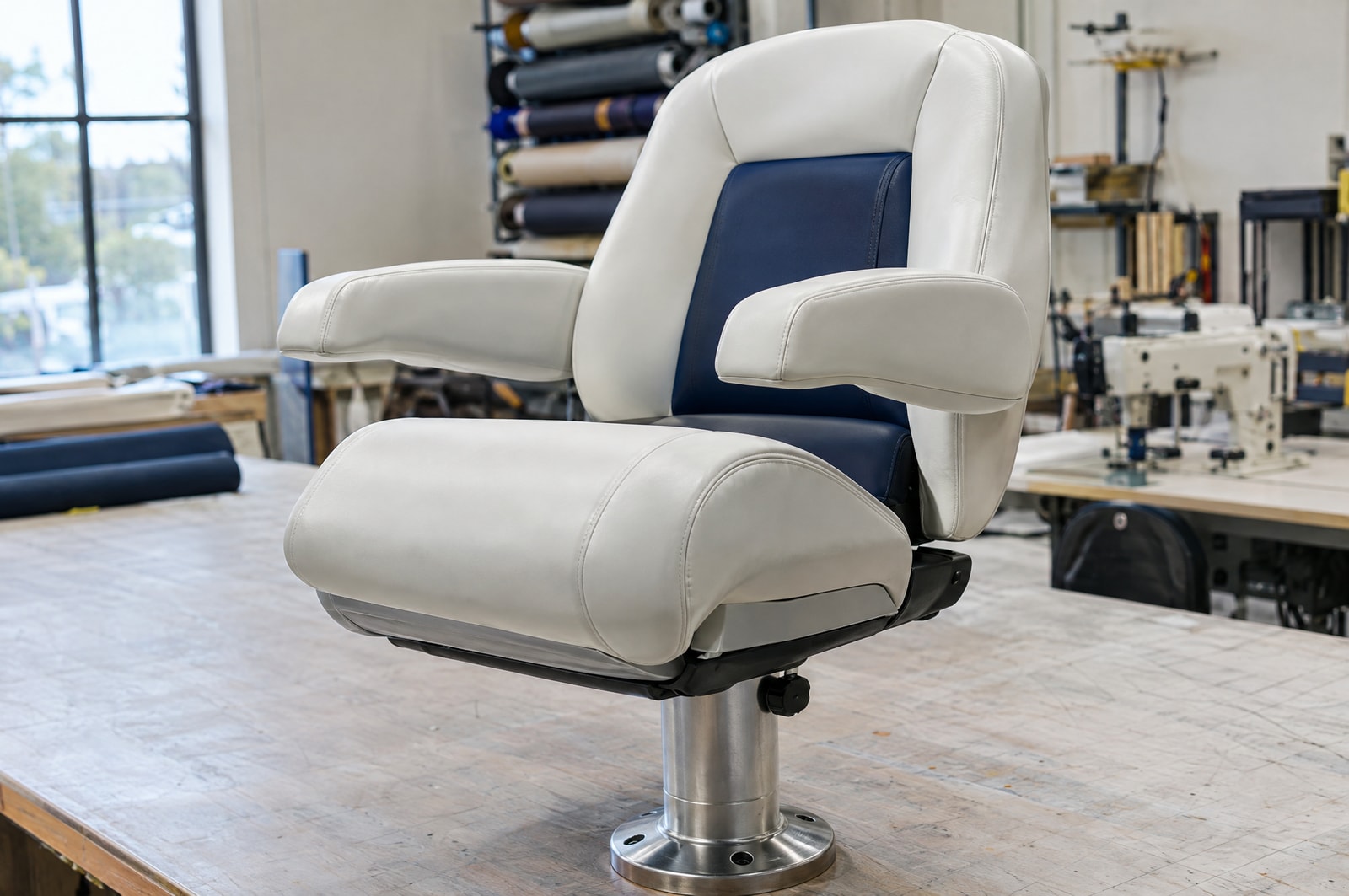 Helm seat upholstery: Fit and finish · Motenza, Hollywood FL