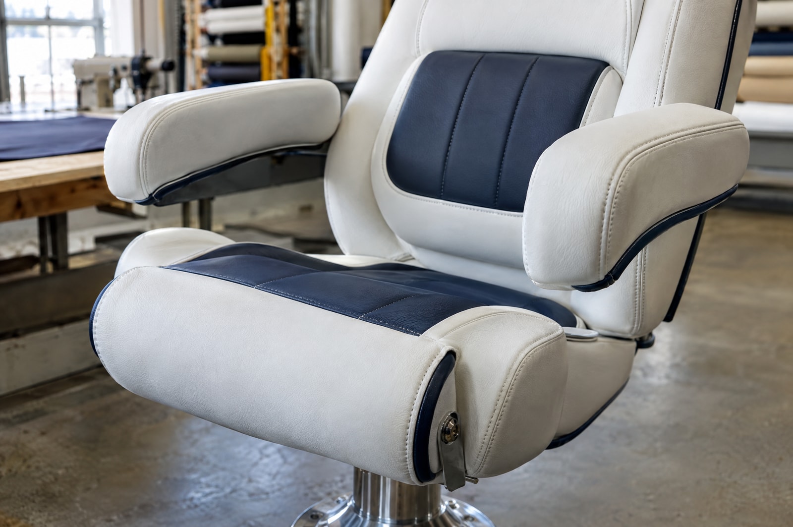 Helm seat upholstery: Material texture · Motenza, Hollywood FL