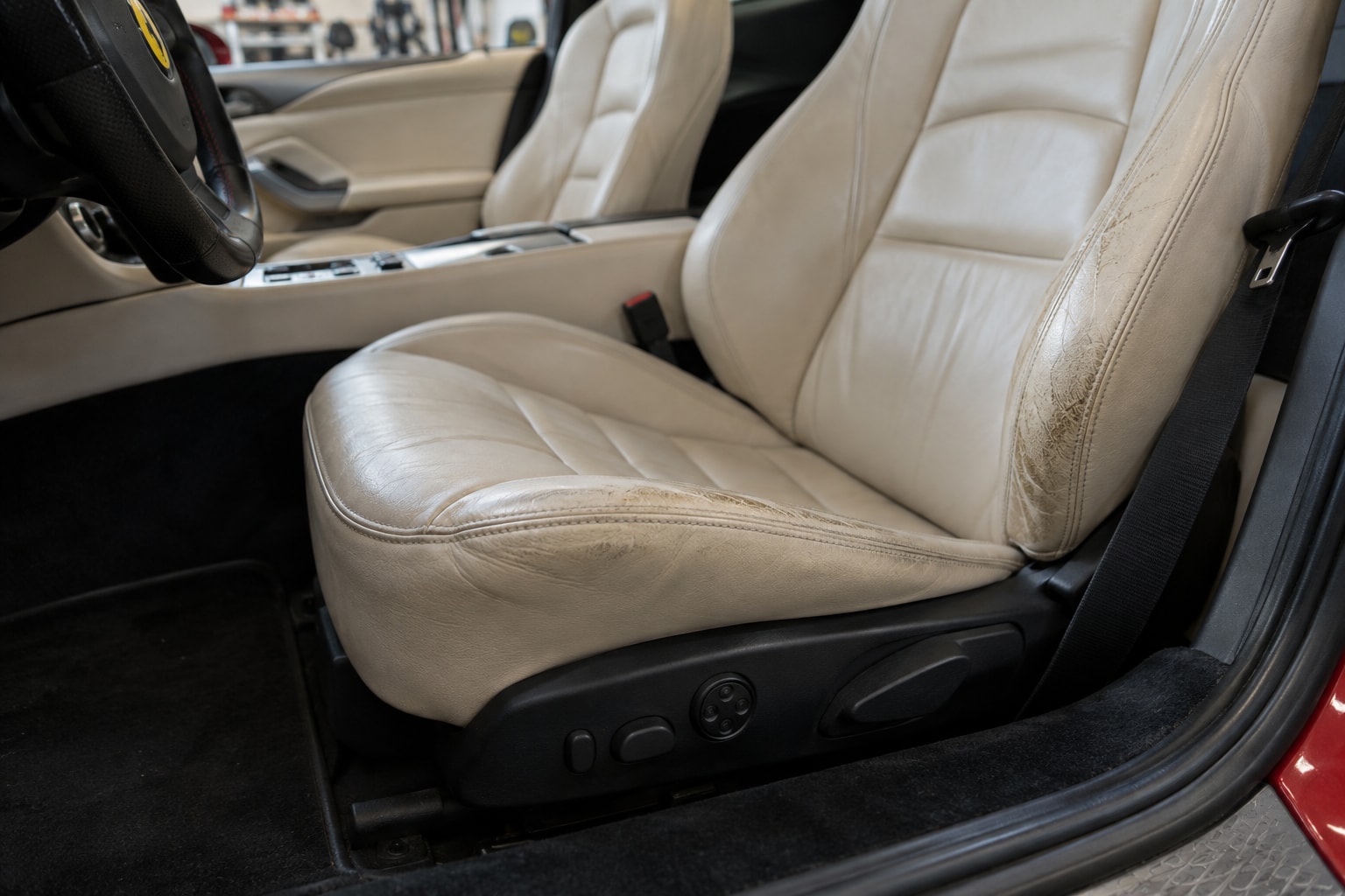 Leather seat repair: Fit and finish · Motenza, Hollywood FL