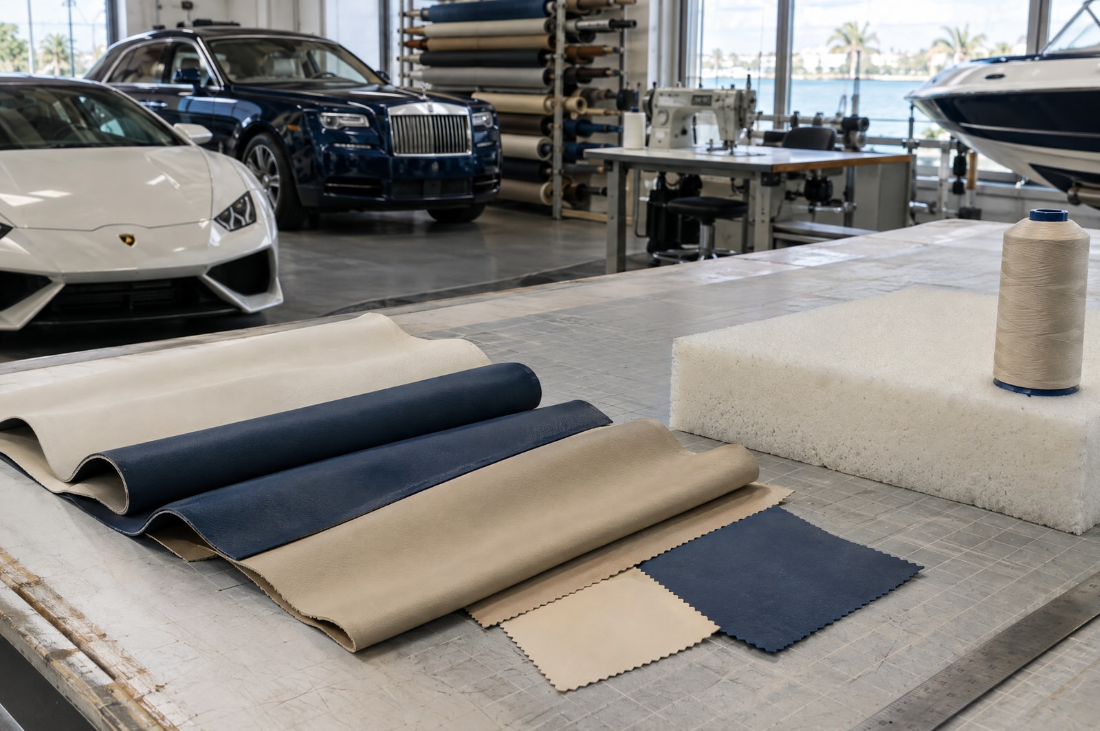 Marine upholstery materials: Overview · Motenza, Hollywood FL