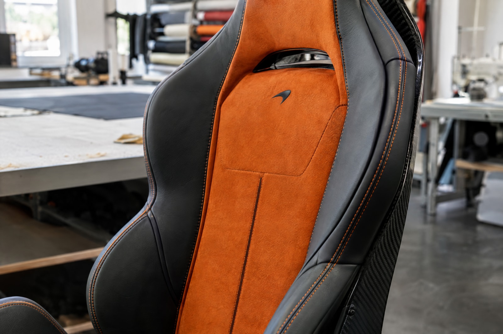 Supercar seat trim: Seam detail · Motenza, Hollywood FL