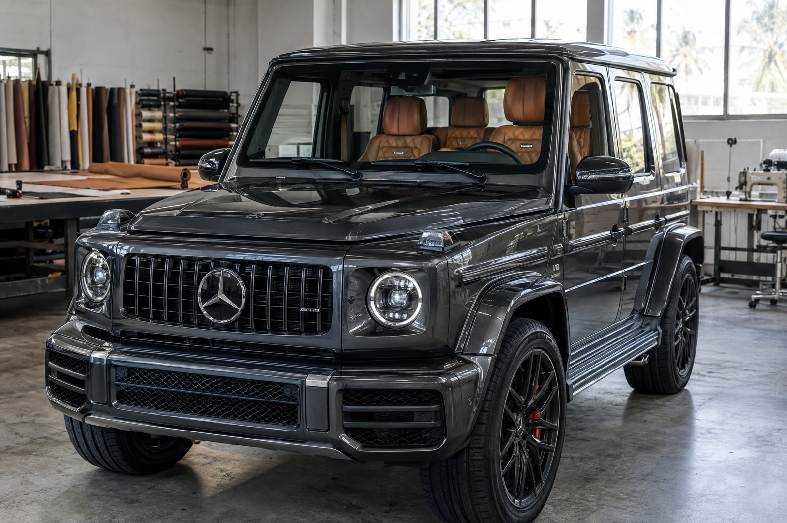 G-Class cognac interior: Overview · Motenza, Hollywood FL