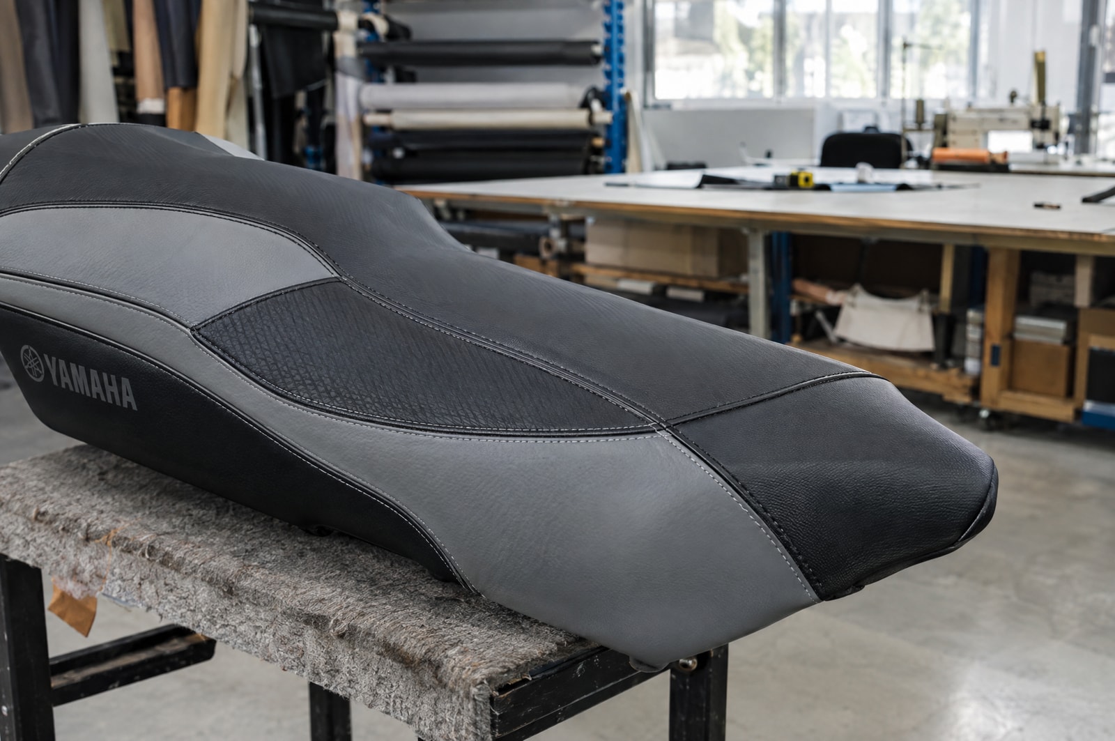 Personal watercraft seat: Seam detail · Motenza, Hollywood FL