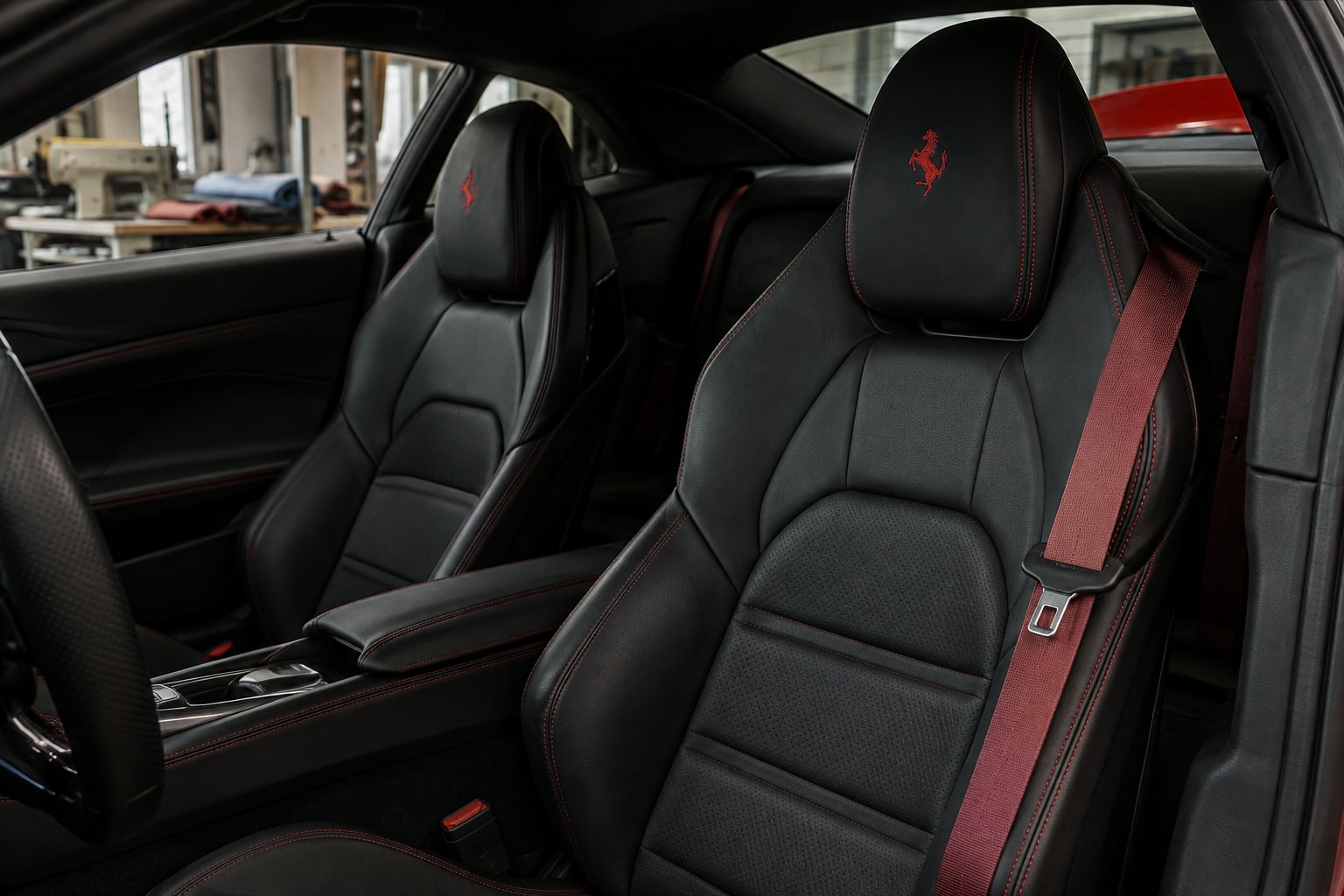 Coloured seat belt detail: Overview · Motenza, Hollywood FL