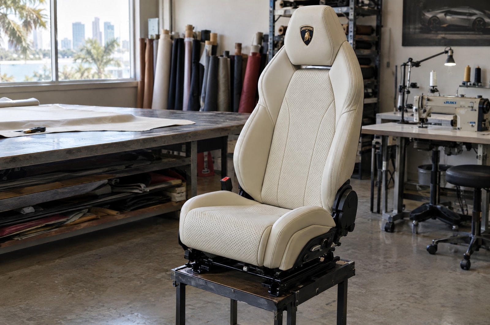 Leather seat construction: Overview · Motenza, Hollywood FL