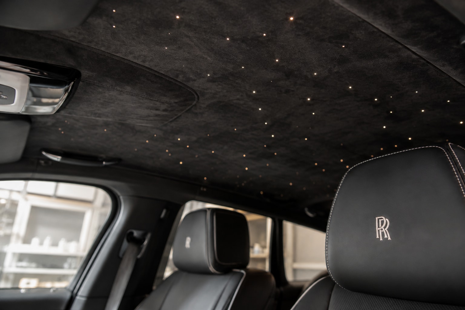 Fibre-optic headliner: Seam detail · Motenza, Hollywood FL