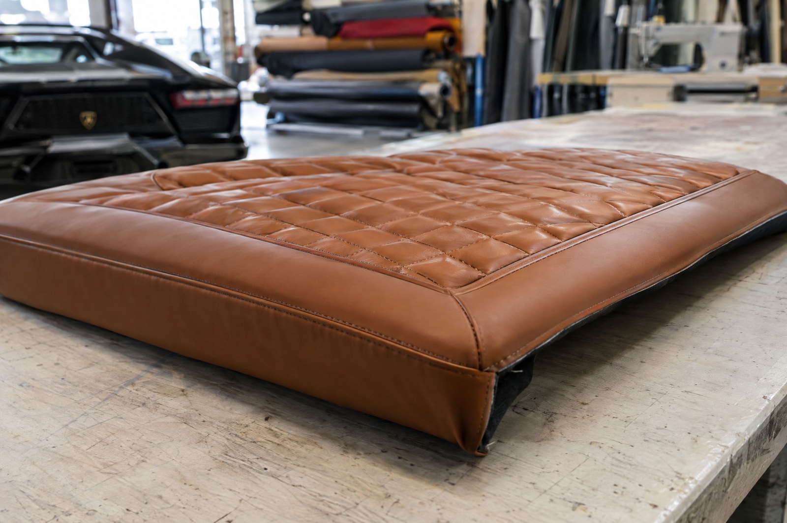 Diamond upholstery stitching: Fit and finish · Motenza, Hollywood FL